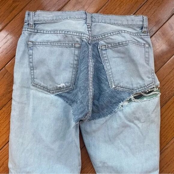 Reformation OOAK Distressed Jeans - Picture 5 of 5